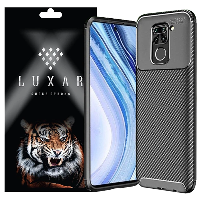 کاور لوکسار مدل redmi10x - Carbon Fiber مناسب برای گوشی موبایل شیائومی Redmi note 9 4G / Redmi 10X 4G