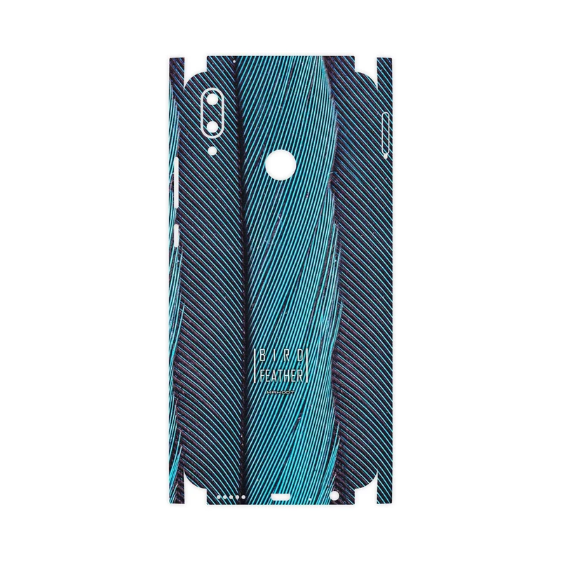 برچسب پوششی ماهوت مدل Turquoise feathers-FullSkin مناسب برای گوشی موبایل هوآوی Y9 2019