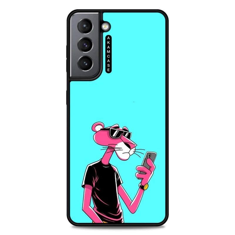 کاور آکام مدل AMC-WSGS21-PINK PANTHER1 مناسب برای گوشی موبایل سامسونگ Galaxy S21