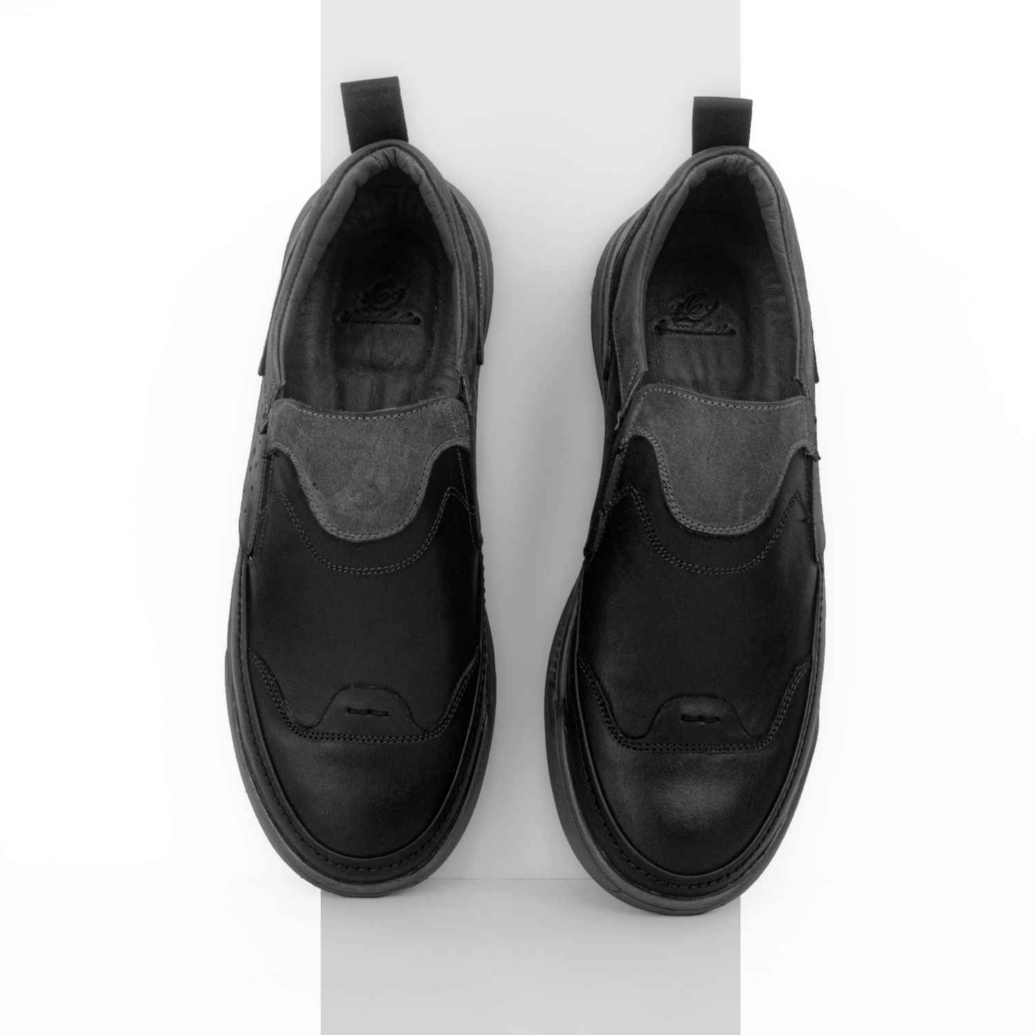 کفش روزمره مردانه چرم عطارد مدل چرم طبیعی کد SH12 -  - 2