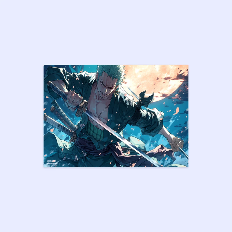 پوستر هومرو مدل فلزی طرح انیمه وان پیس کد PS1369