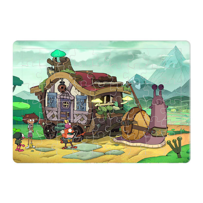 پازل 54 تکه طرح آمفيبيا مدل P094