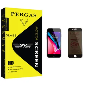 Waily Nice Pergas Glass Privacy Screen Protector For Apple اپل iPhone 8