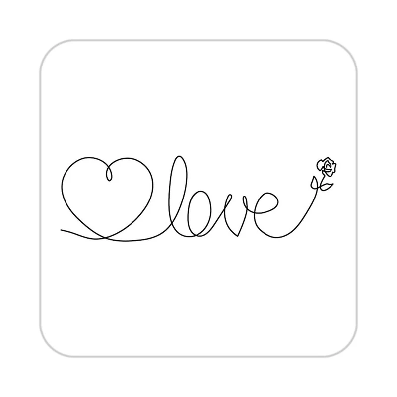 زیر لیوانی کاکتی طرح عاشقانه مدل mp38570