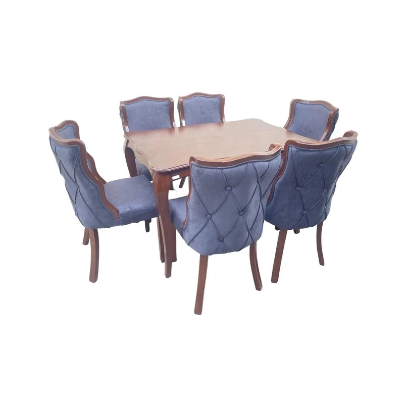 میز و صندلی ناهارخوری شش نفره گالری والریان مدل FLA-2306