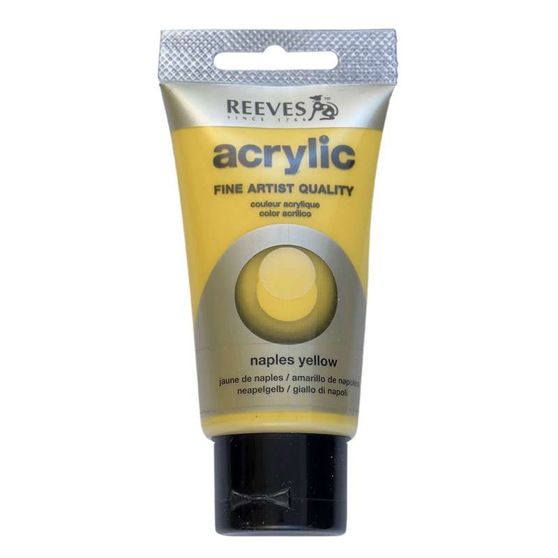 رنگ اکریلیک ریوز مدل Naples Yellow کد 124587 حجم 75 میلی لیتر رنگ اکریلیک ریوز مدل Naples Yellow کد 124587 حجم 75 میلی لیتر