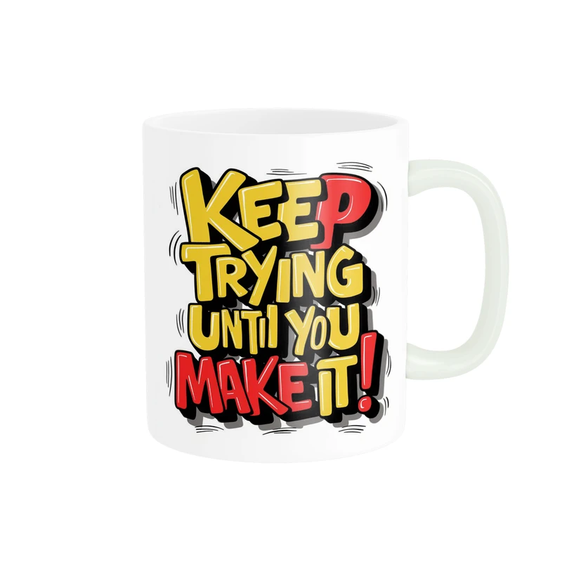 ماگ پاد آفرین مدل نوشته دار کد DKC1004