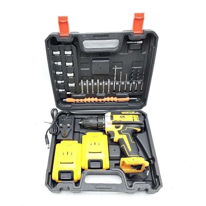 مجموعه 28 عددی دریل پیچ گوشتی شارژی اوکی مدل 36V