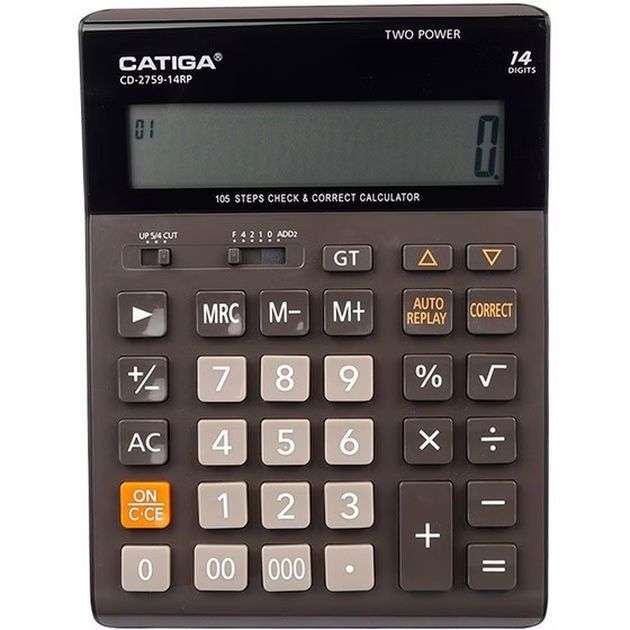 ماشین حساب کاتیگا مدل CD-2759 14RP ماشین حساب کاتیگا مدل CD-2759 14RP