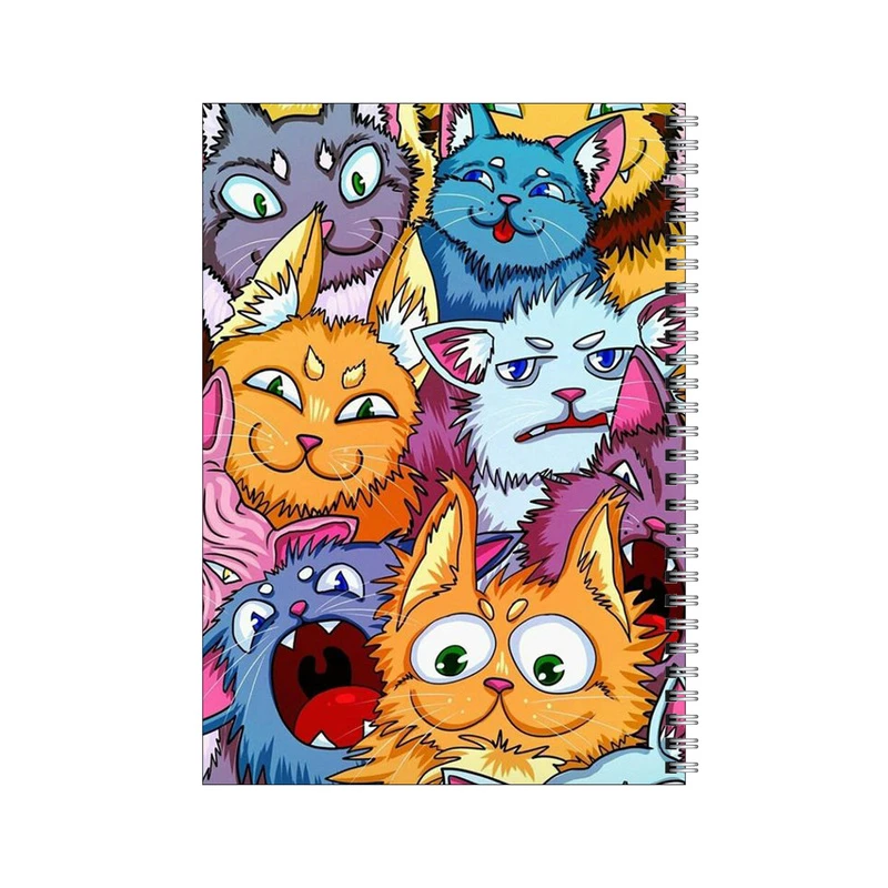 دفتر مشق 80 برگ بامبیلیپ طرح گربه های خشن فشن کد 4715333