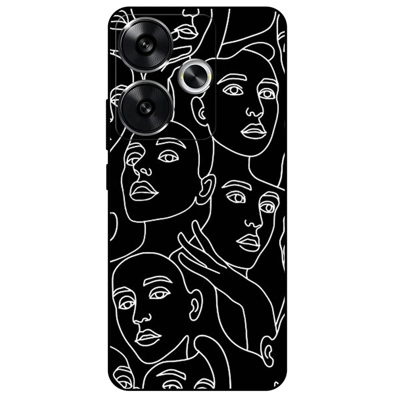 کاور مگافون طرح دخترانه مدل 7762 مناسب برای گوشی موبایل شیائومی Poco F6  