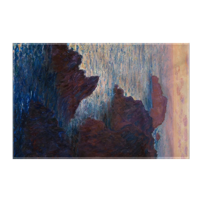 کاغذ کادو ترمه طراحان ایده مدل صخره های بل ایله از مونه کد art0222 سایز 57x37 سانتی متر