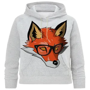 هودی پسرانه مدل روباه کد C 249