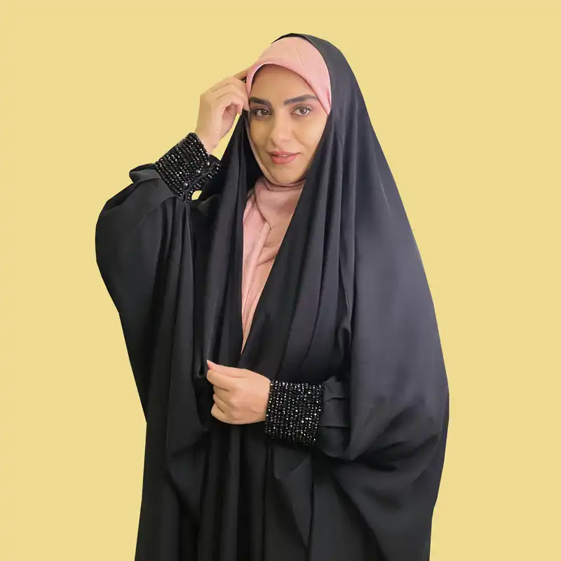چادر عبایی مدل پارمیس پلاس کریستال