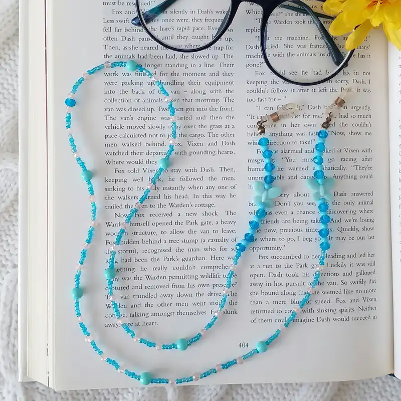 بند عینک مدل کریستال پروانه BE110