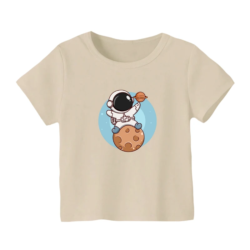 تی شرت آستین کوتاه بچگانه مدل فضانورد کد ۱۸
