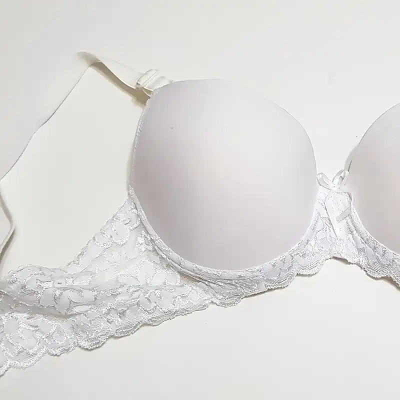 سوتین زنانه مدل فنردار کد 4291 رنگ سفید