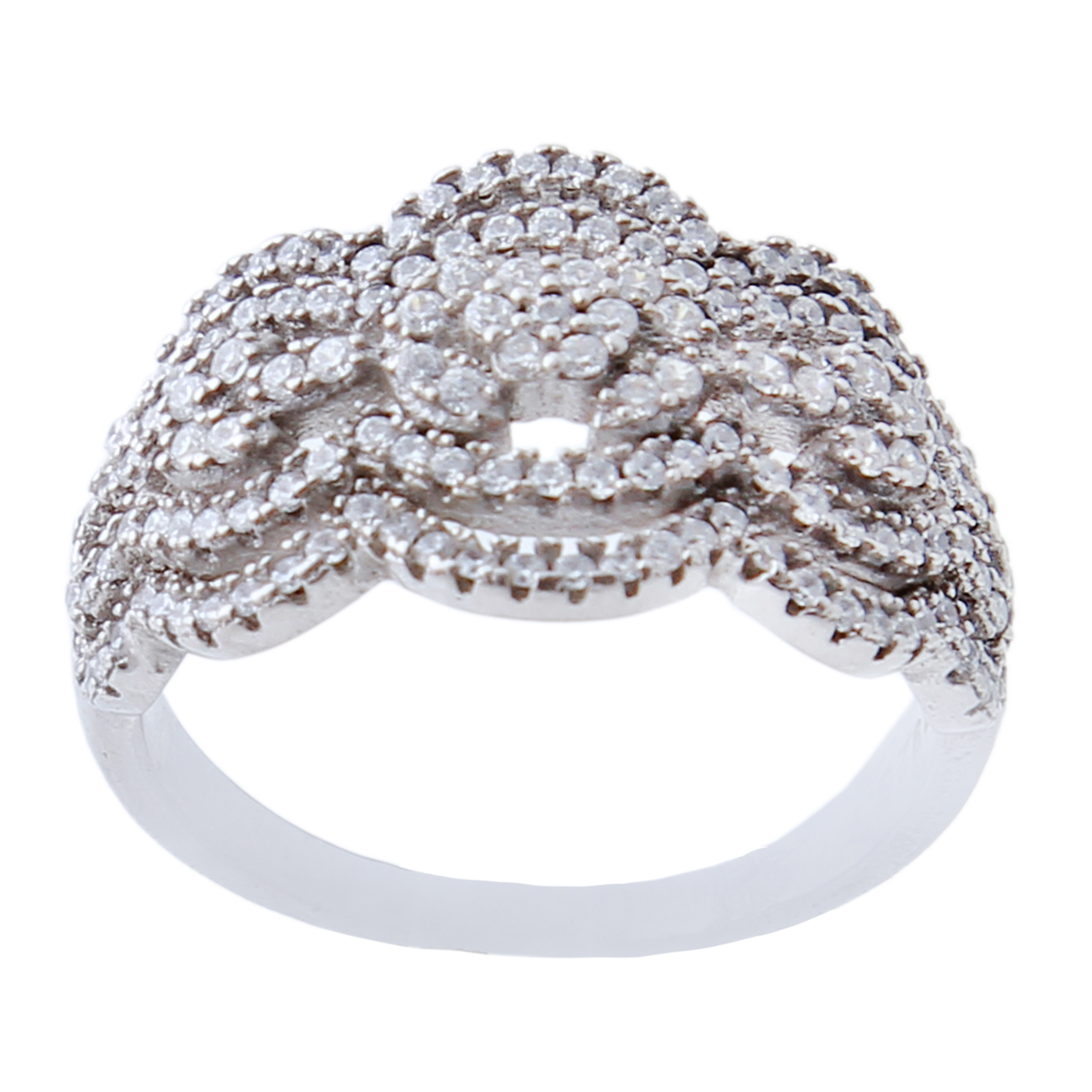   انگشتر نقره زنانه بازرگانی میلادی کد AWR_667