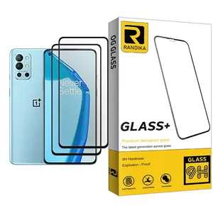 Randika Glass MIX002 Screen Protector For OnePlus 9R Pack Of 2