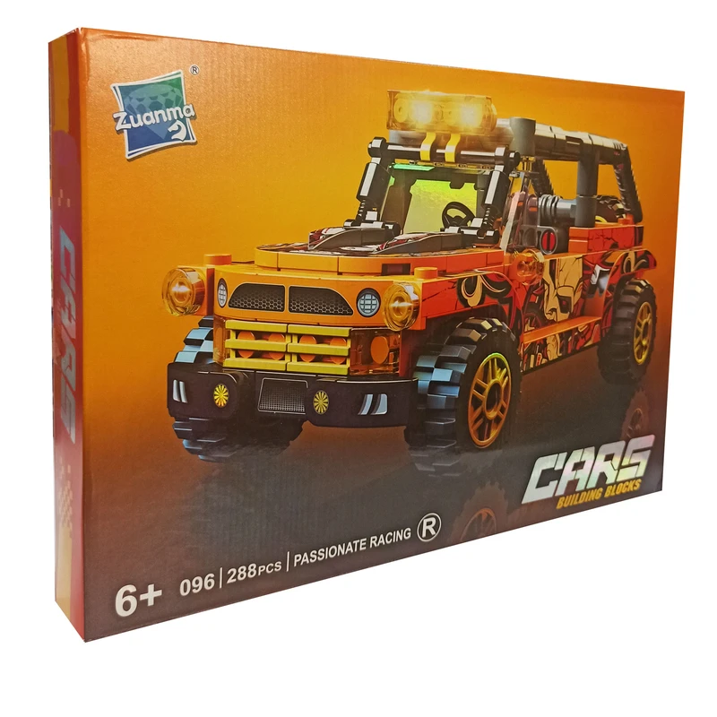 ساختنی 288 تکه زوانما مدل ماشین مسابقه‌ای جیپ
