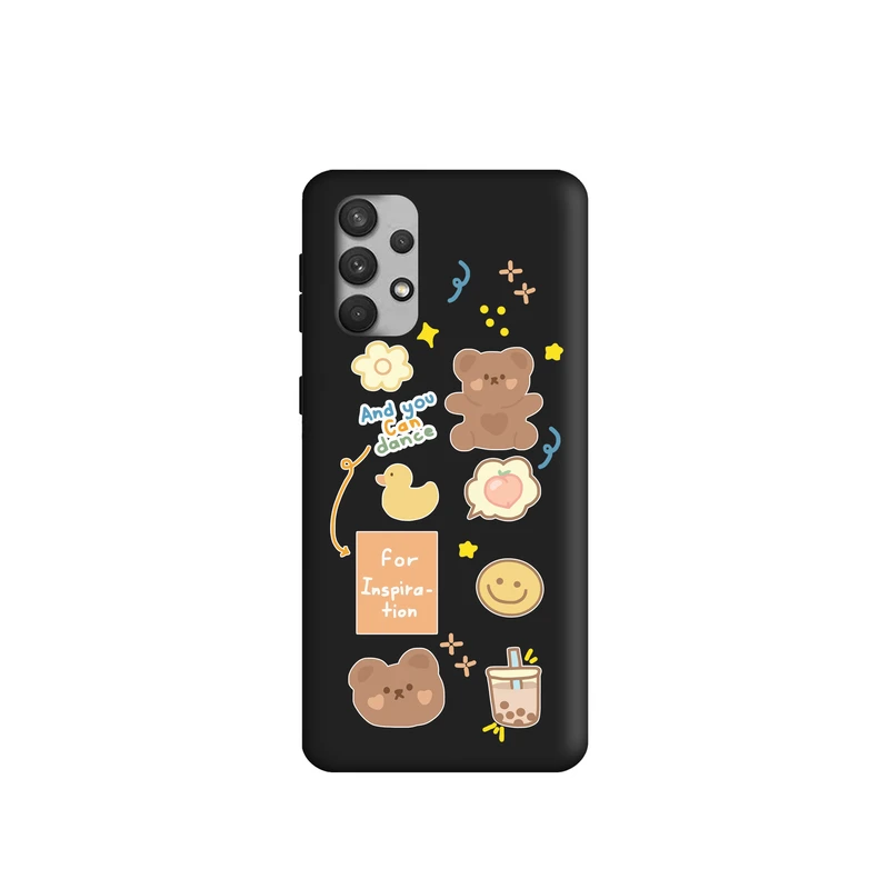 کاور طرح خرس بیر کد t528 مناسب برای گوشی موبایل سامسونگ Galaxy A32 4g