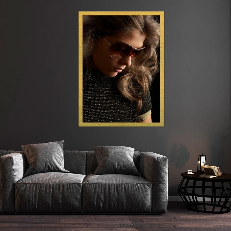 تابلو بکلیت طرح چهره هنری و استایل مدل قاب شاسی T-S10288