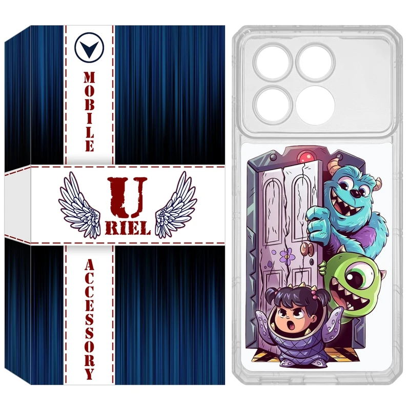 کاور یوریل مدل Clear کد 67 طرح سالیوان مناسب برای گوشی موبایل شیائومی Poco X6 Pro