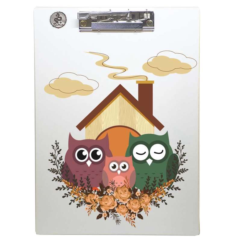 تخته شاسی طه چوب مدل Owl01 سایز A4
