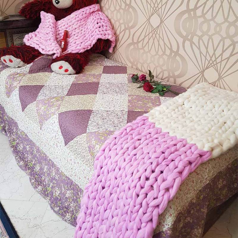 شال مبل و تخت مدل چانکی ابعاد 130x40 سانتی متر
