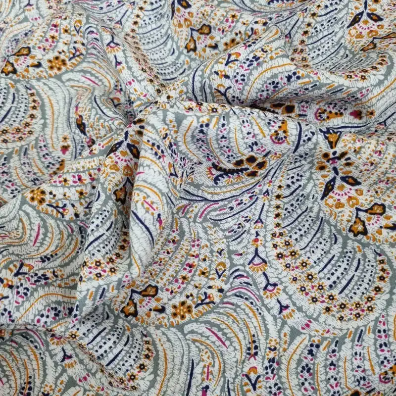 پارچه لباس مدل کودری نخی طرح سنتی