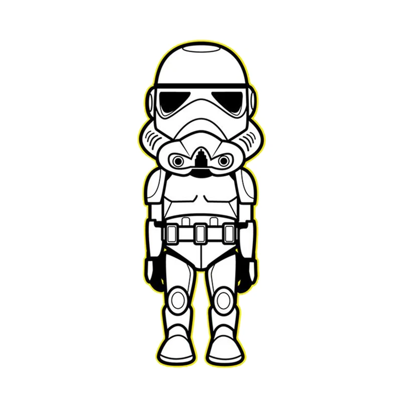 استیکر تزئینی موبایل طرح Star War کد 238