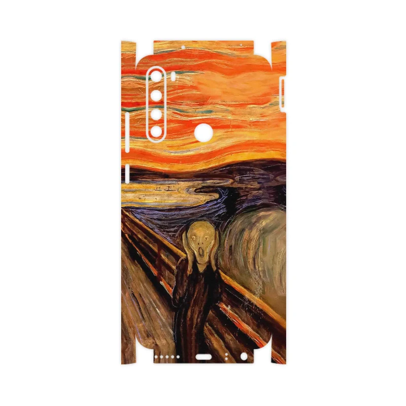 برچسب پوششی ماهوت مدل The Scream of Munch-FullSkin مناسب برای گوشی موبایل شیائومی Redmi Note 8 2021