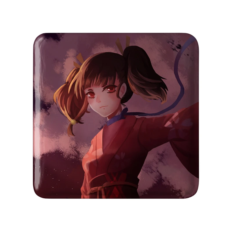 پیکسل خندالو طرح مومی انیمه کابانری Kabaneri مدل مربعی کد 35962