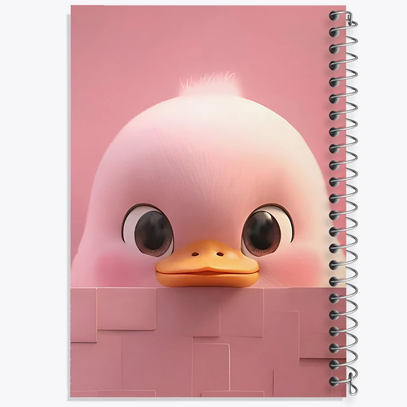 دفتر لیست خرید 50 برگ خندالو طرح اردک کیوت کد N4744