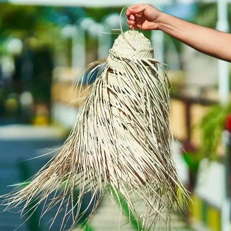 عکس شماره 7 : لوستر حصیری مدل افشون