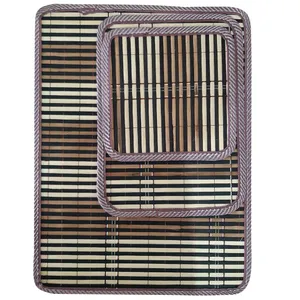 زیر قابلمه ای مدل حصیری کد 282 مجموعه 3 عددی