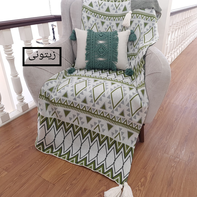 شال مبل مدل بوهو کد 1 سایز 170×140 سانتیمتر