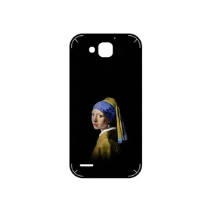 MAHOOT Girl with a Pearl Earring of Vermeer Cover Sticker for Huawei Ascend G750