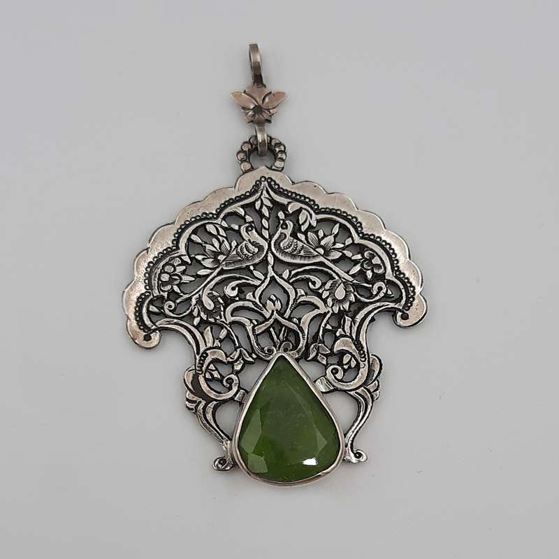 آویز گردنبند نقره زنانه مدل 20142