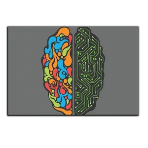 تابلو شاسی بکلیت طرح گرافیکی مغز مدل SH-S5183