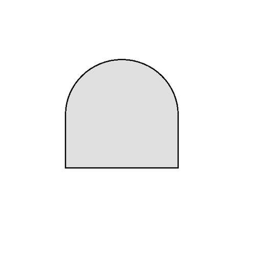 آینه دکوراتیو طرح گنبدی مدل رومیزی کد 550