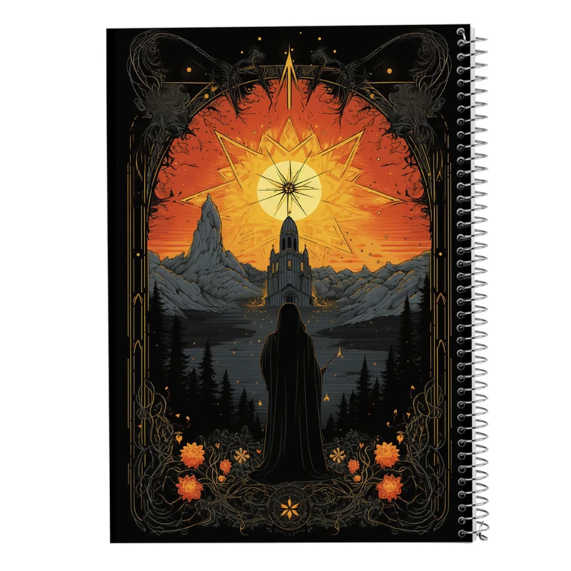 دفتر مشق 50 برگ مدوپد مدل ارباب حلقه ها The Lord of the Rings کد DF2982