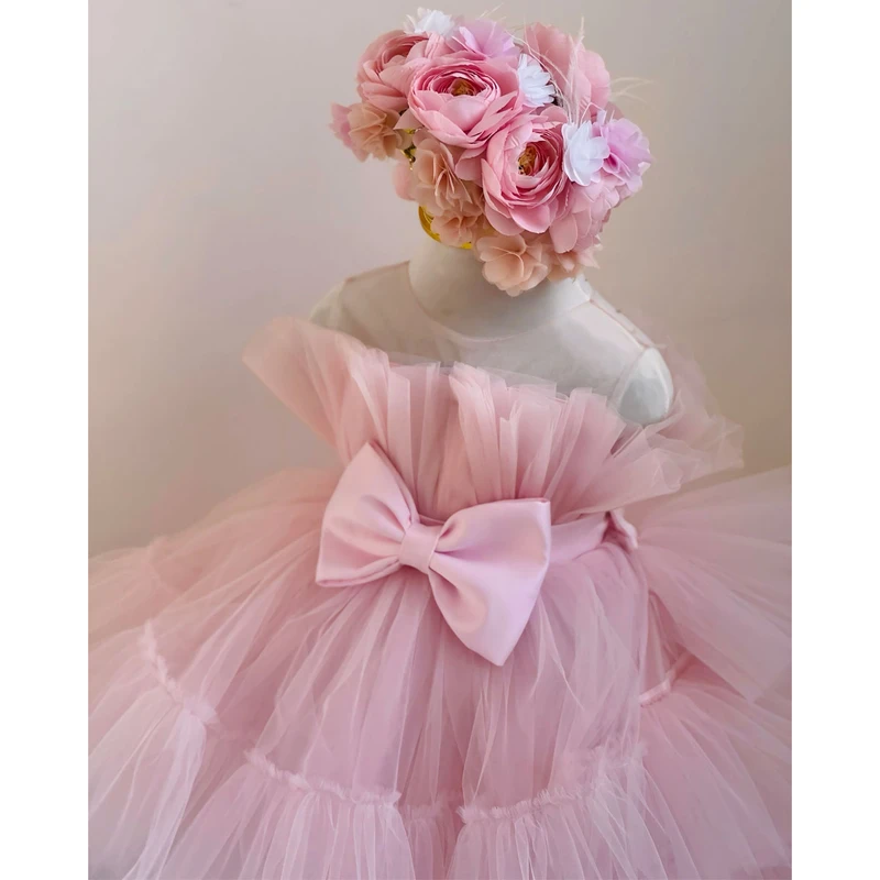 عکس شماره 4 : پیراهن بدون آستین یقه گرد دخترانه مدل پاپیون