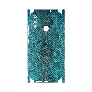 MAHOOT Blue Snake Skin-FullSkin Cover Sticker for Motorola Moto E6 Plus