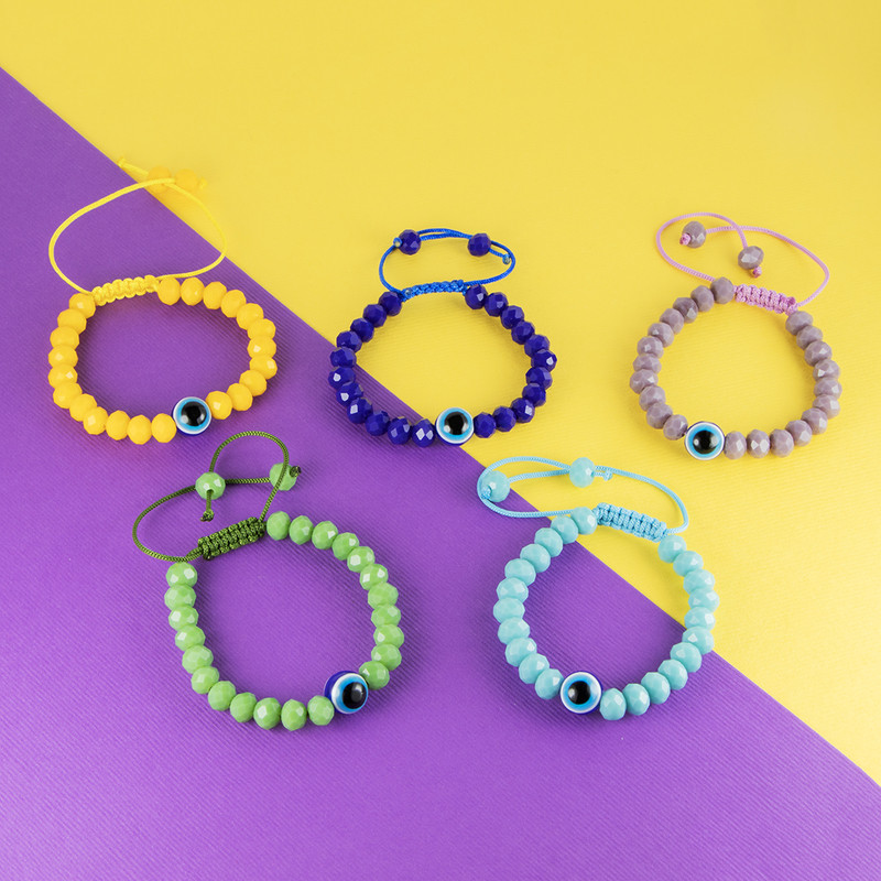 دستبند مدل کریستال چشم نظر ZA-CCH02 دستبند مدل کریستال چشم نظر ZA-CCH02