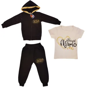 ست 3 تکه لباس دخترانه کد MA01