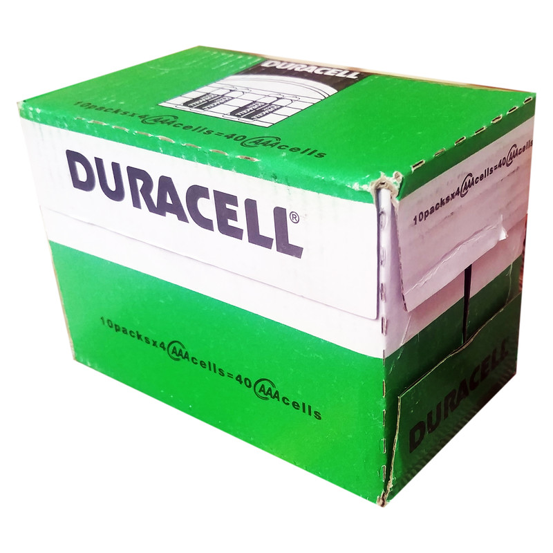 باتری نیم قلمی دوراسل مدل Plus-LR3 بسته 40 عددی 1