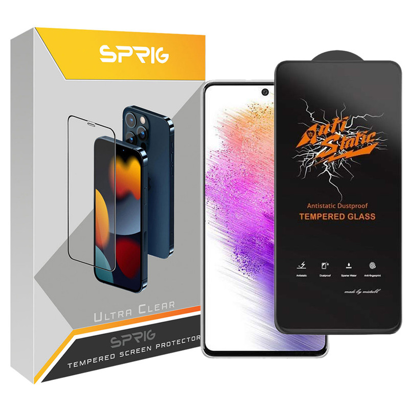 محافظ صفحه نمایش آنتی استاتیک اسپریگ مدل ANTIS مناسب برای گوشی موبایل سامسونگ Galaxy A71 / A72 5G / M51 / M52 5G / M53 5G
