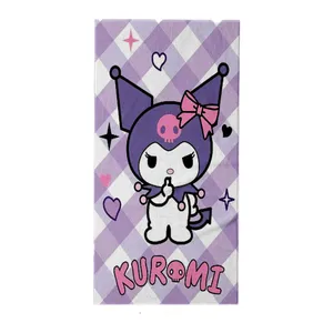 حوله دستی مدل kuromi کد 20 سایز 80x40 سانتی متر