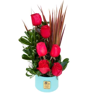 جعبه گل رز کلبه گل سن سون مدل BX-22112